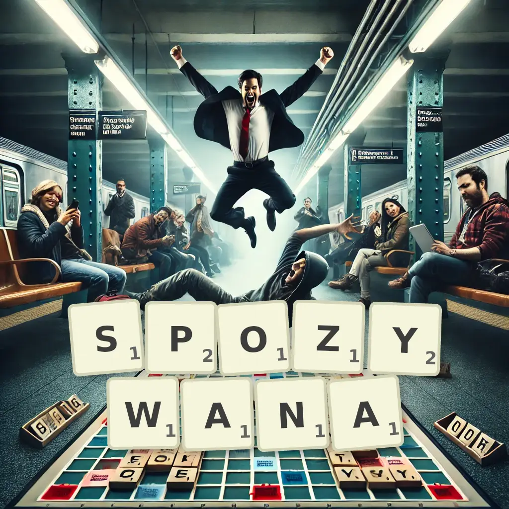Słowa z liter SPOŻYWANA