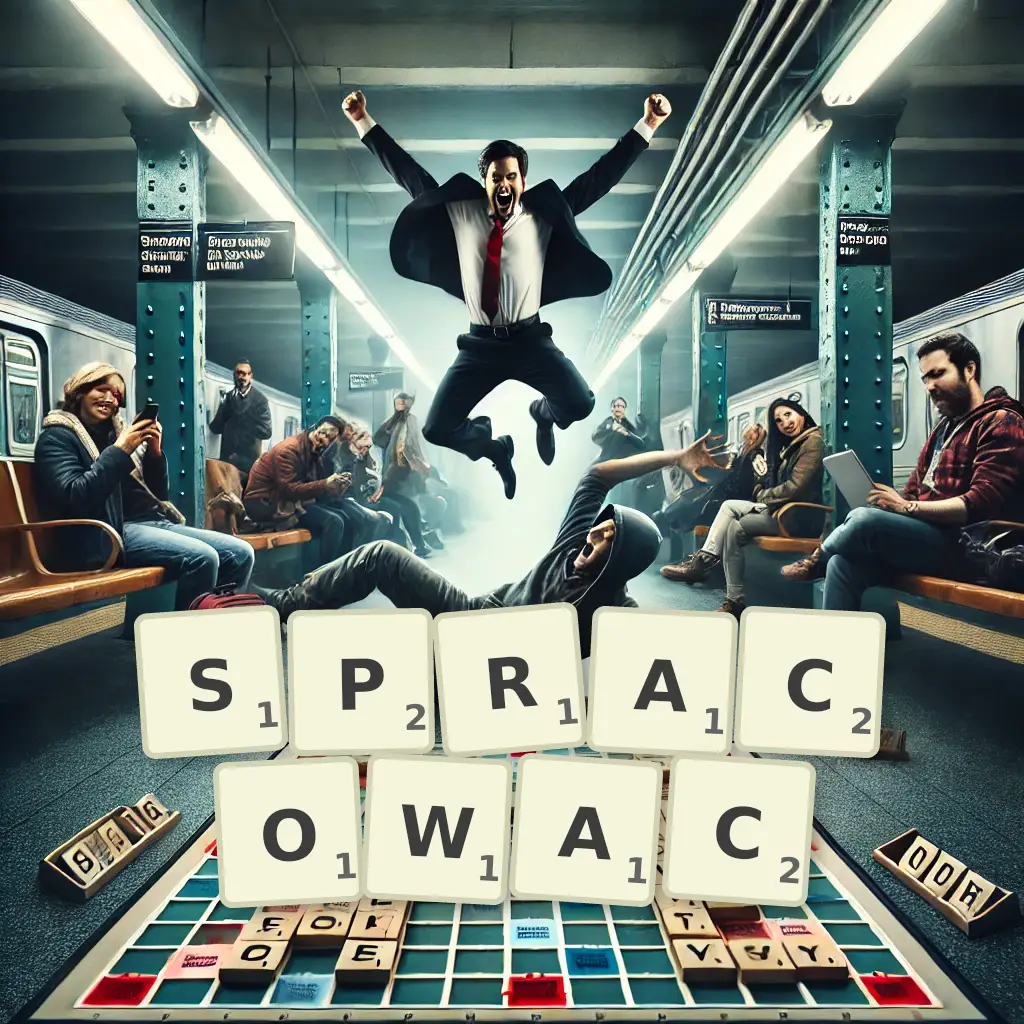 Słowa z liter SPRACOWAĆ
