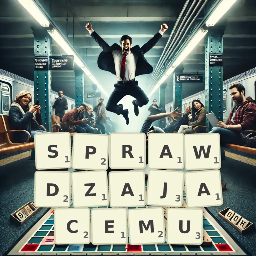 Słowa z liter SPRAWDZAJĄCEMU