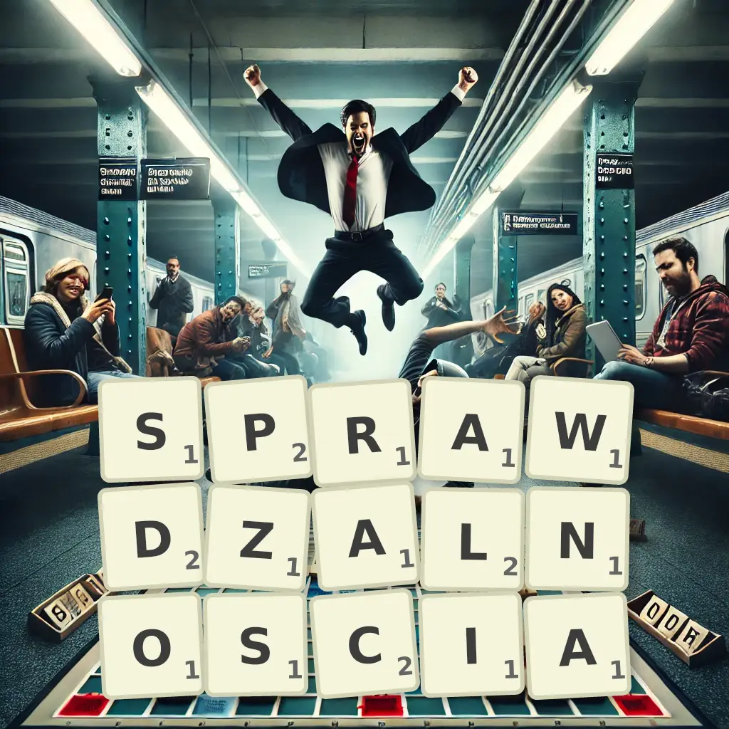 Słowa z liter SPRAWDZALNOŚCIĄ