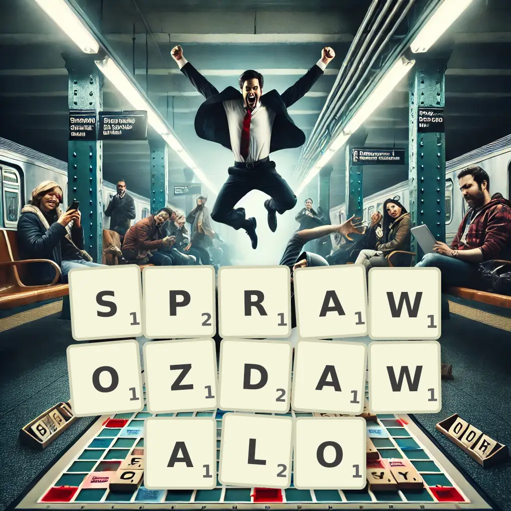 Słowa z liter SPRAWOZDAWAŁO