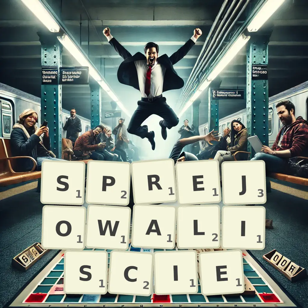 Słowa z liter SPREJOWALIŚCIE