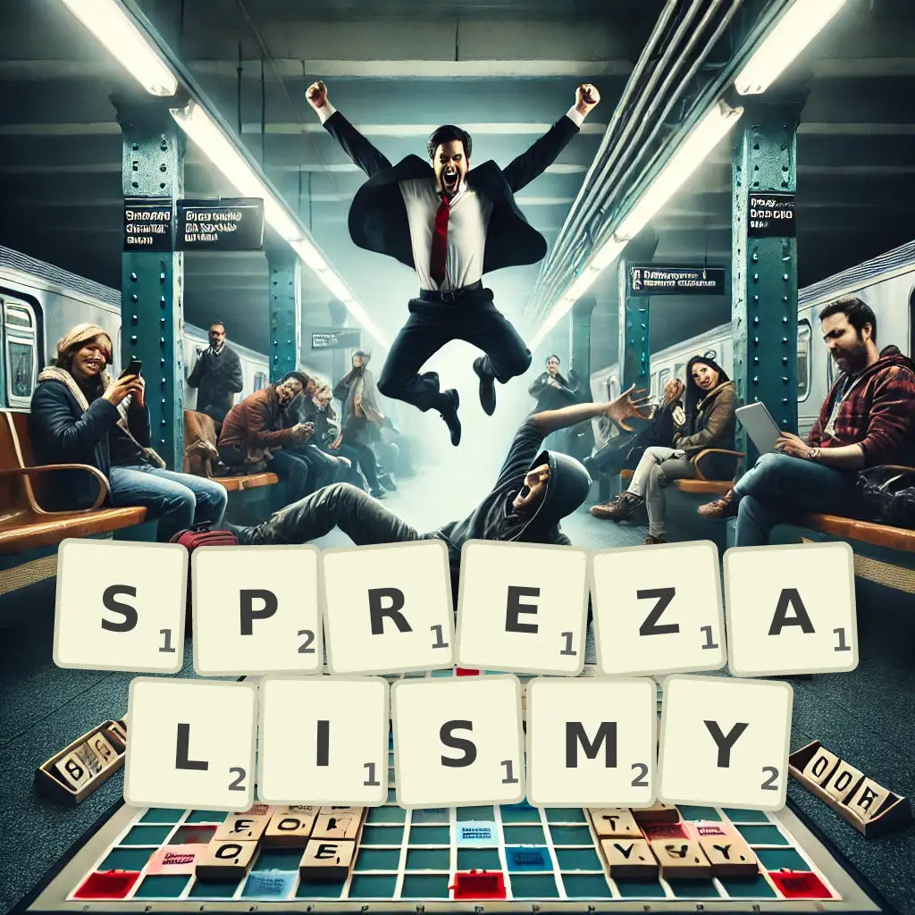 Słowa z liter SPRĘŻALIŚMY