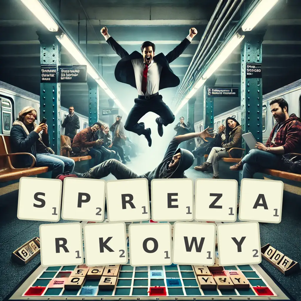 Słowa z liter SPRĘŻARKOWY
