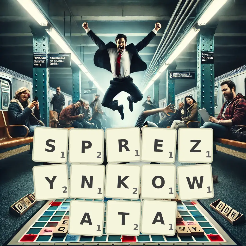 Słowa z liter SPRĘŻYNKOWATA
