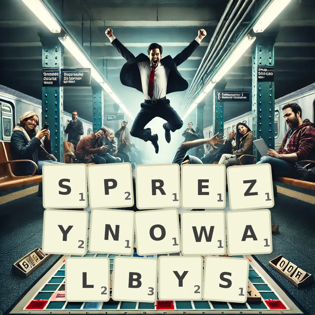 Słowa z liter SPRĘŻYNOWAŁBYŚ