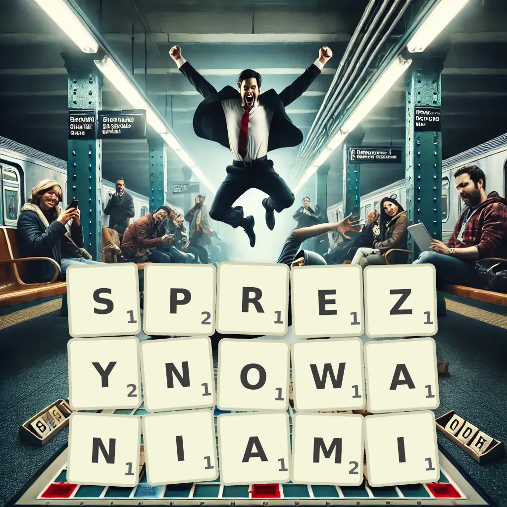 Słowa z liter SPRĘŻYNOWANIAMI
