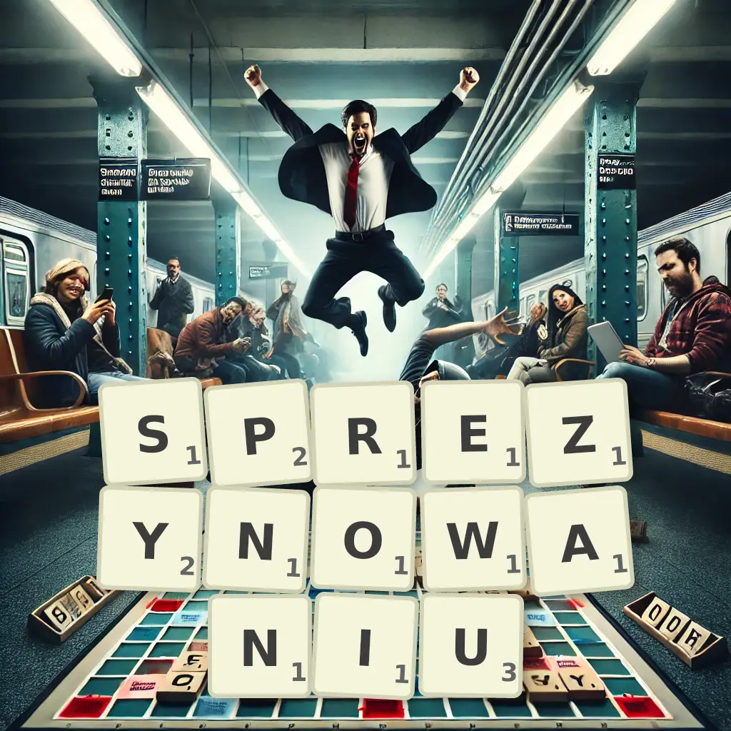 Słowa z liter SPRĘŻYNOWANIU