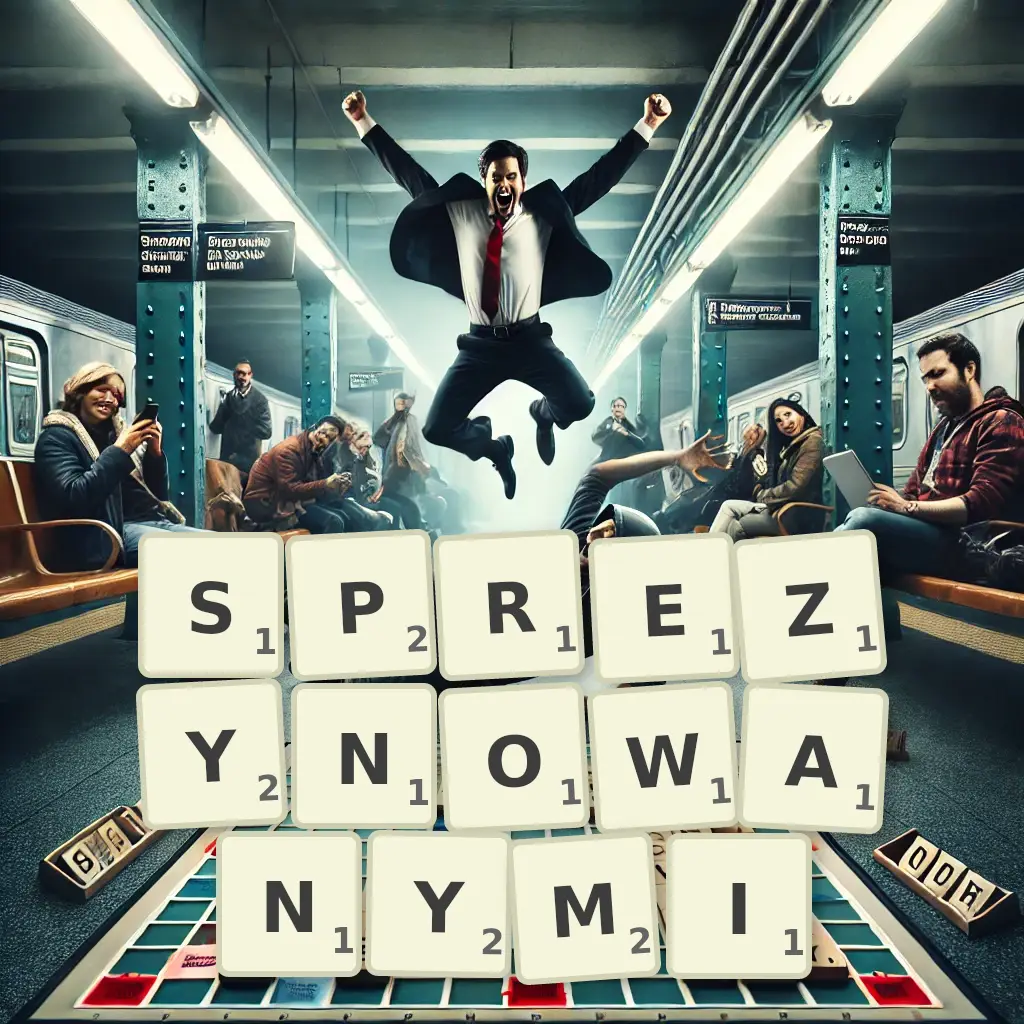 Słowa z liter SPRĘŻYNOWANYMI