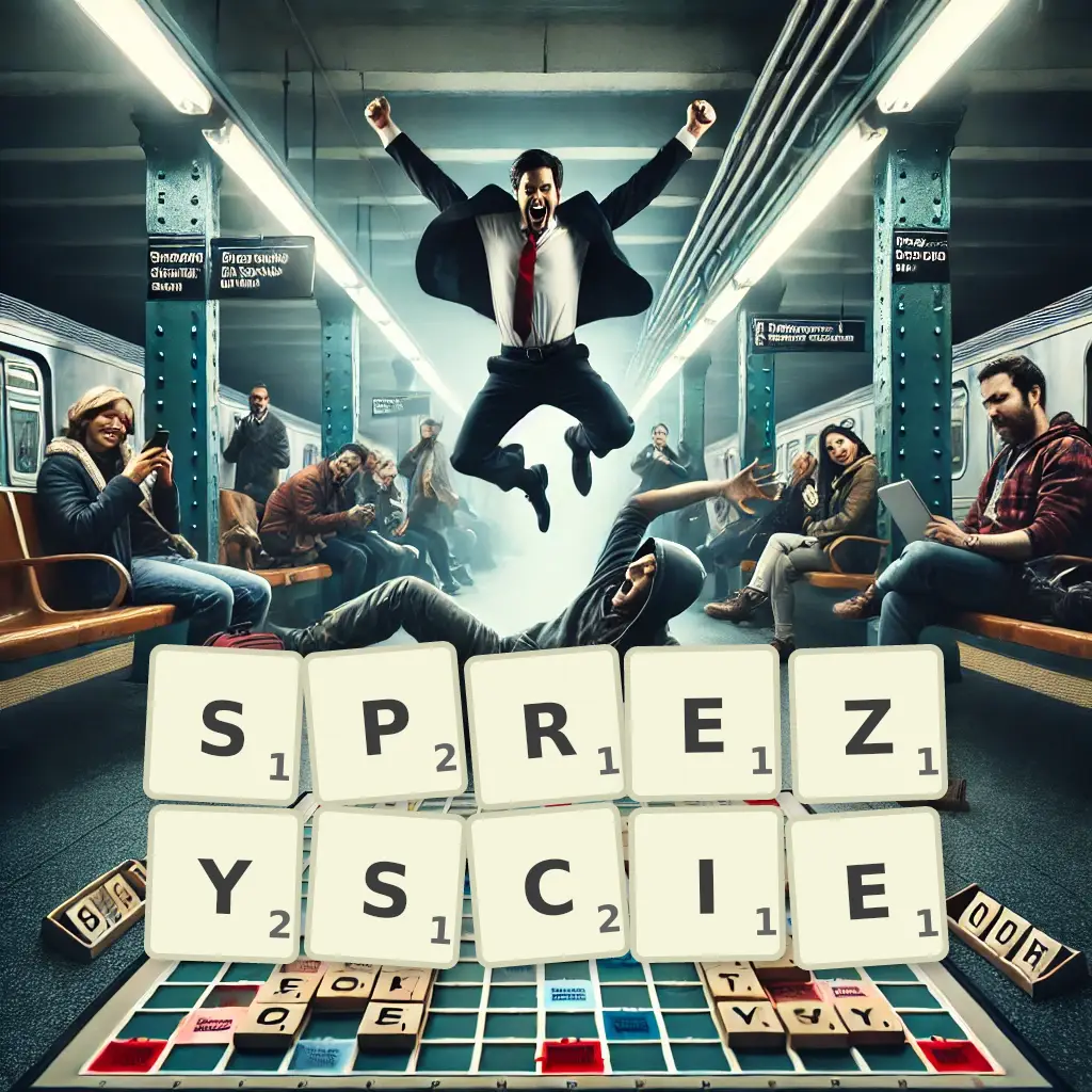 Słowa z liter SPRĘŻYŚCIE