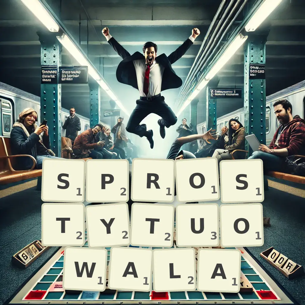 Słowa z liter SPROSTYTUOWAŁA