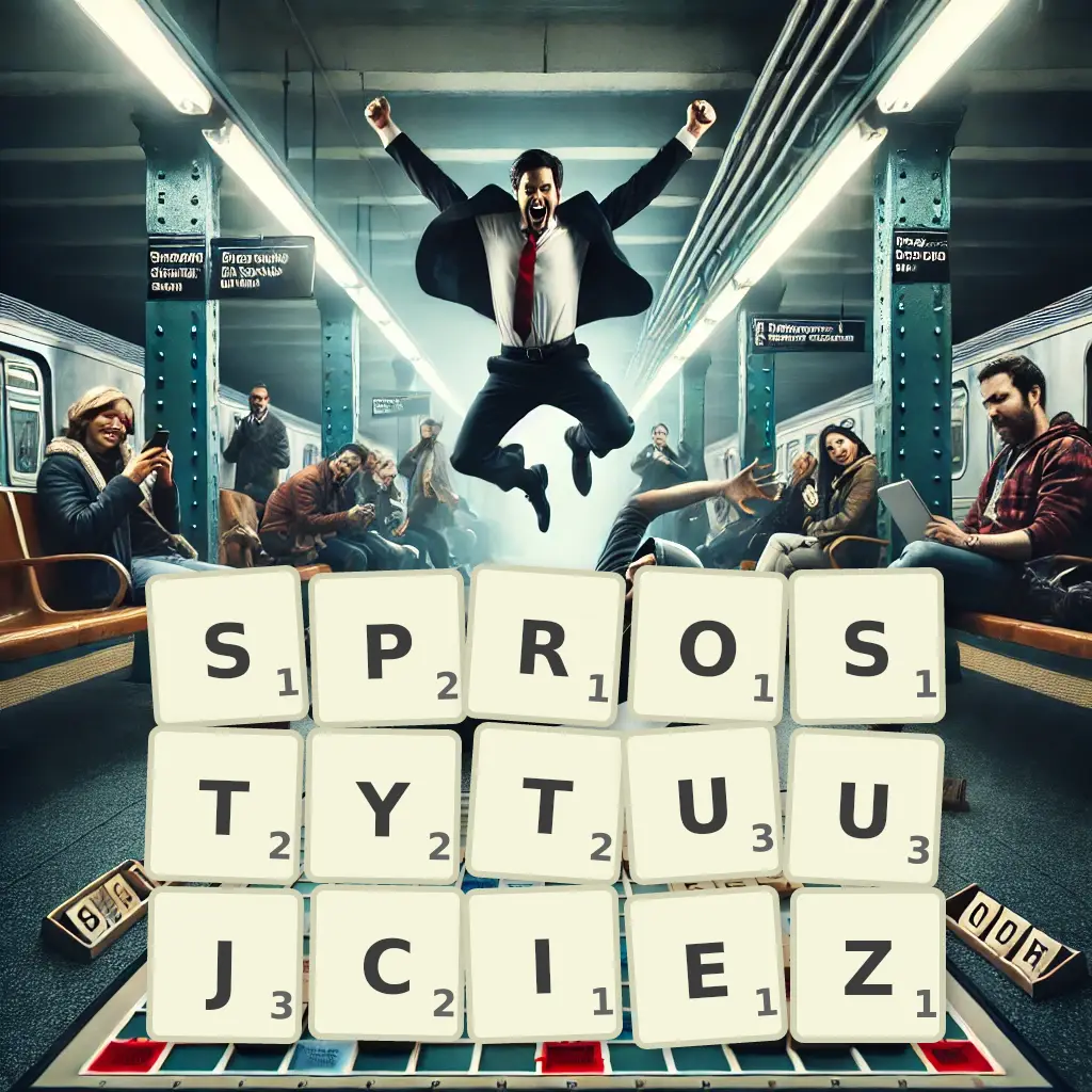 Słowa z liter SPROSTYTUUJCIEŻ