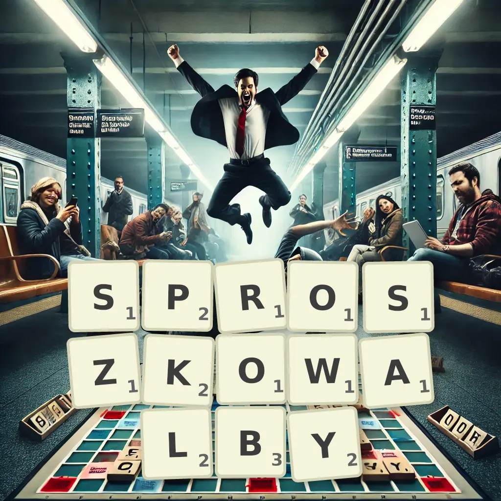 Słowa z liter SPROSZKOWAŁBY