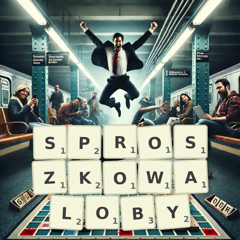 Słowa z liter SPROSZKOWAŁOBY