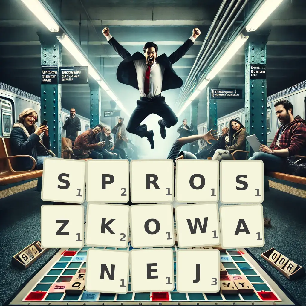 Słowa z liter SPROSZKOWANEJ