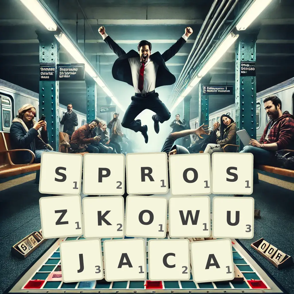 Słowa z liter SPROSZKOWUJĄCĄ