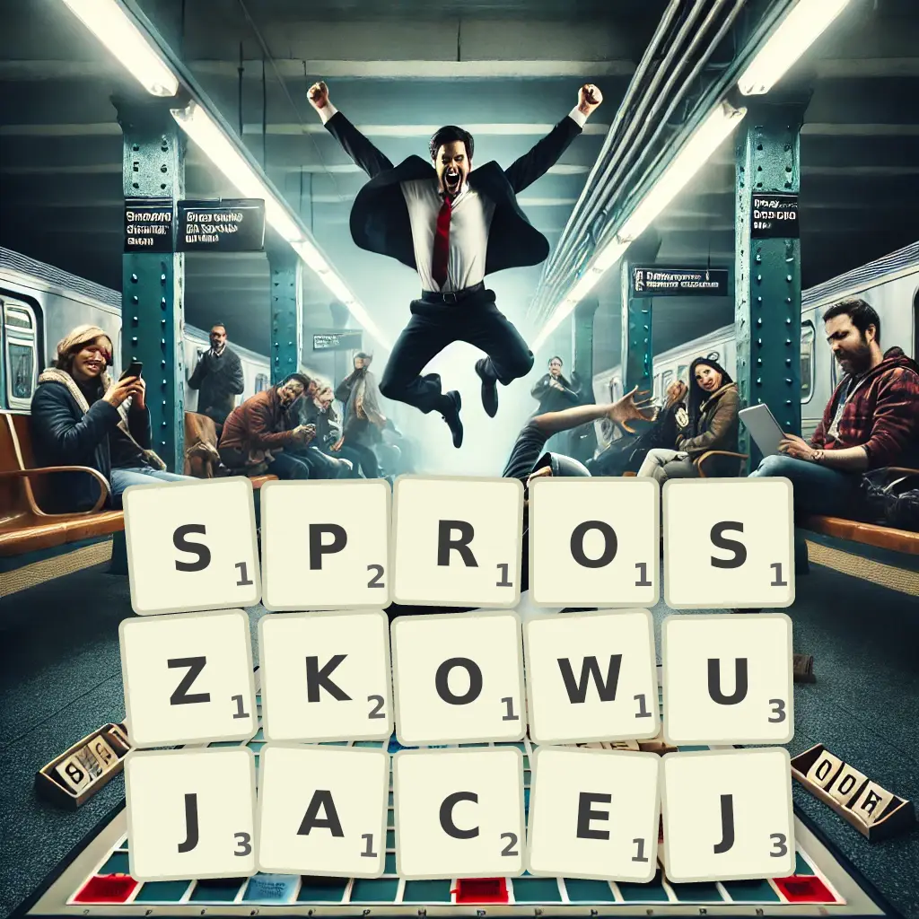 Słowa z liter SPROSZKOWUJĄCEJ