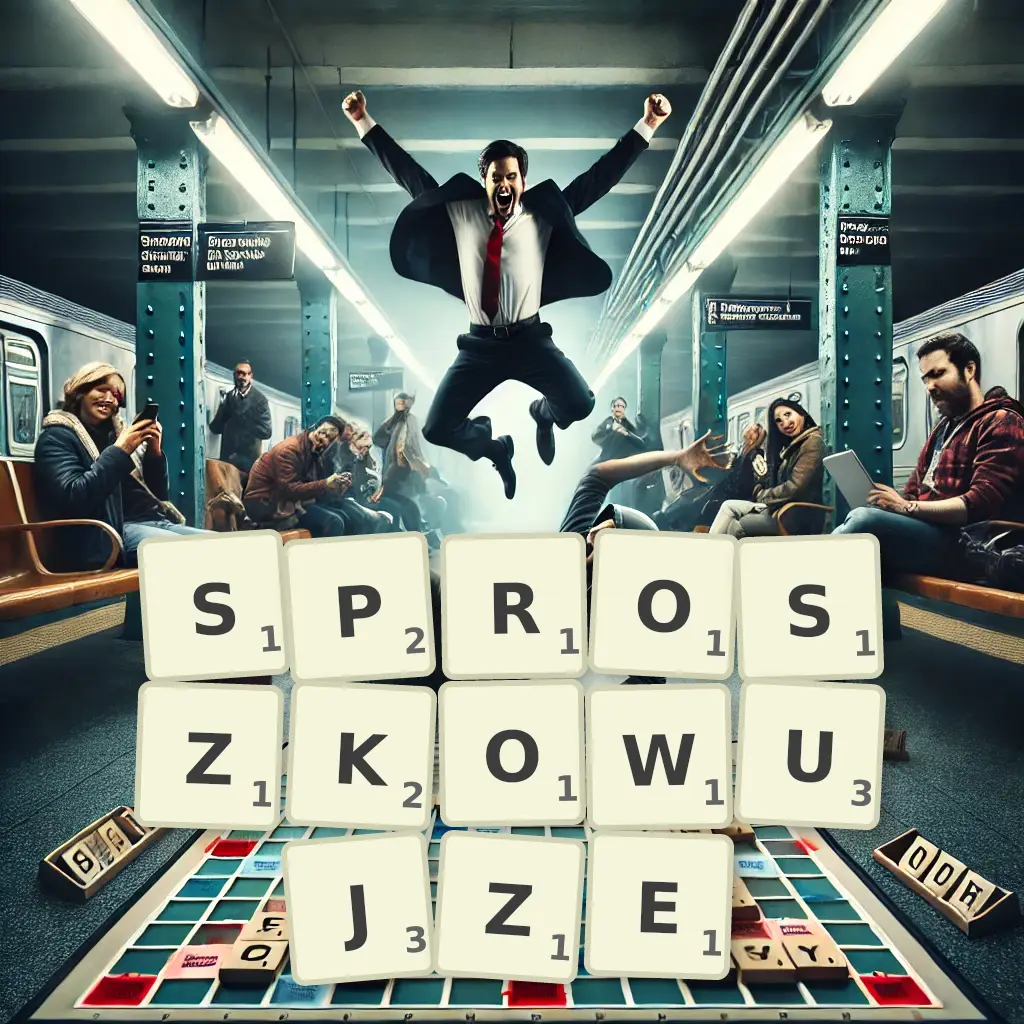 Słowa z liter SPROSZKOWUJŻE