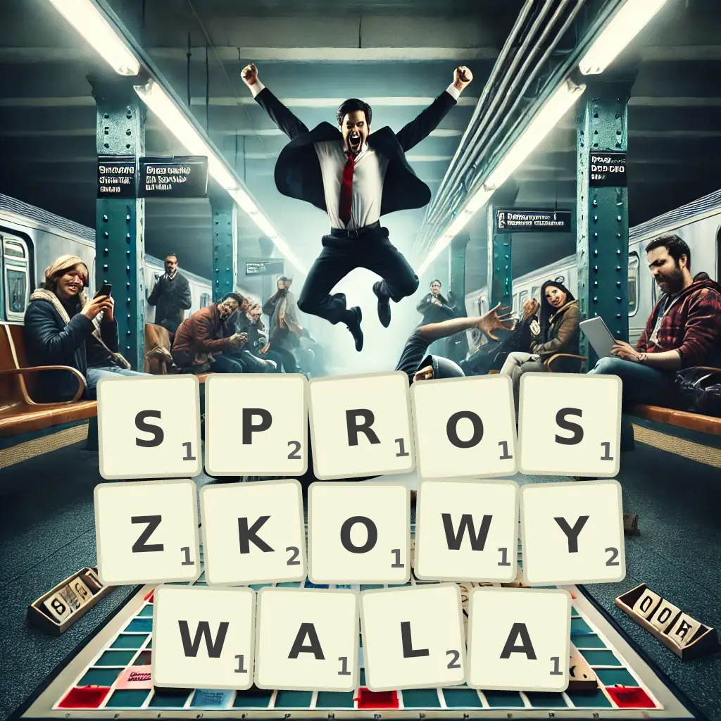 Słowa z liter SPROSZKOWYWAŁA