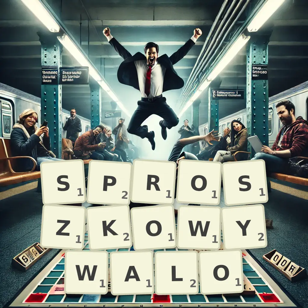 Słowa z liter SPROSZKOWYWAŁO