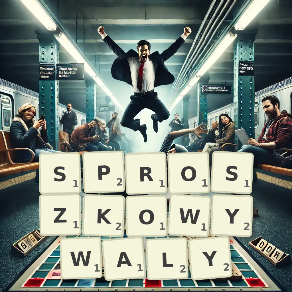 Słowa z liter SPROSZKOWYWAŁY