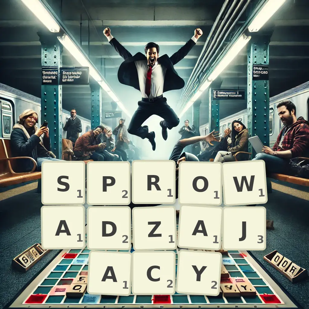 Słowa z liter SPROWADZAJĄCY