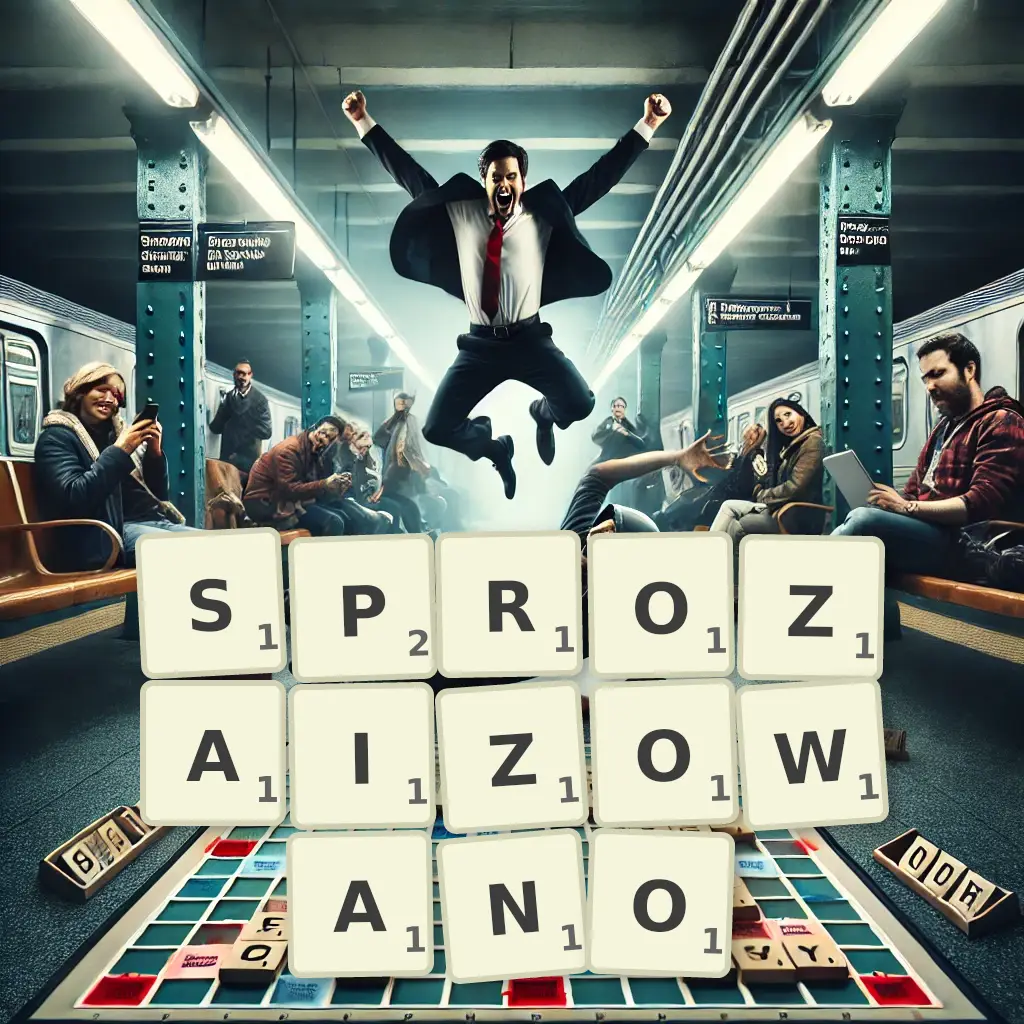 Słowa z liter SPROZAIZOWANO