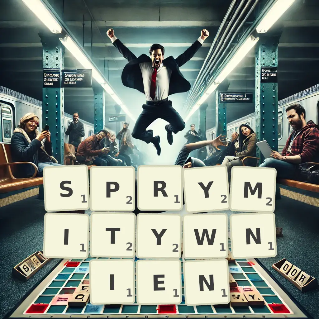 Słowa z liter SPRYMITYWNIEŃ