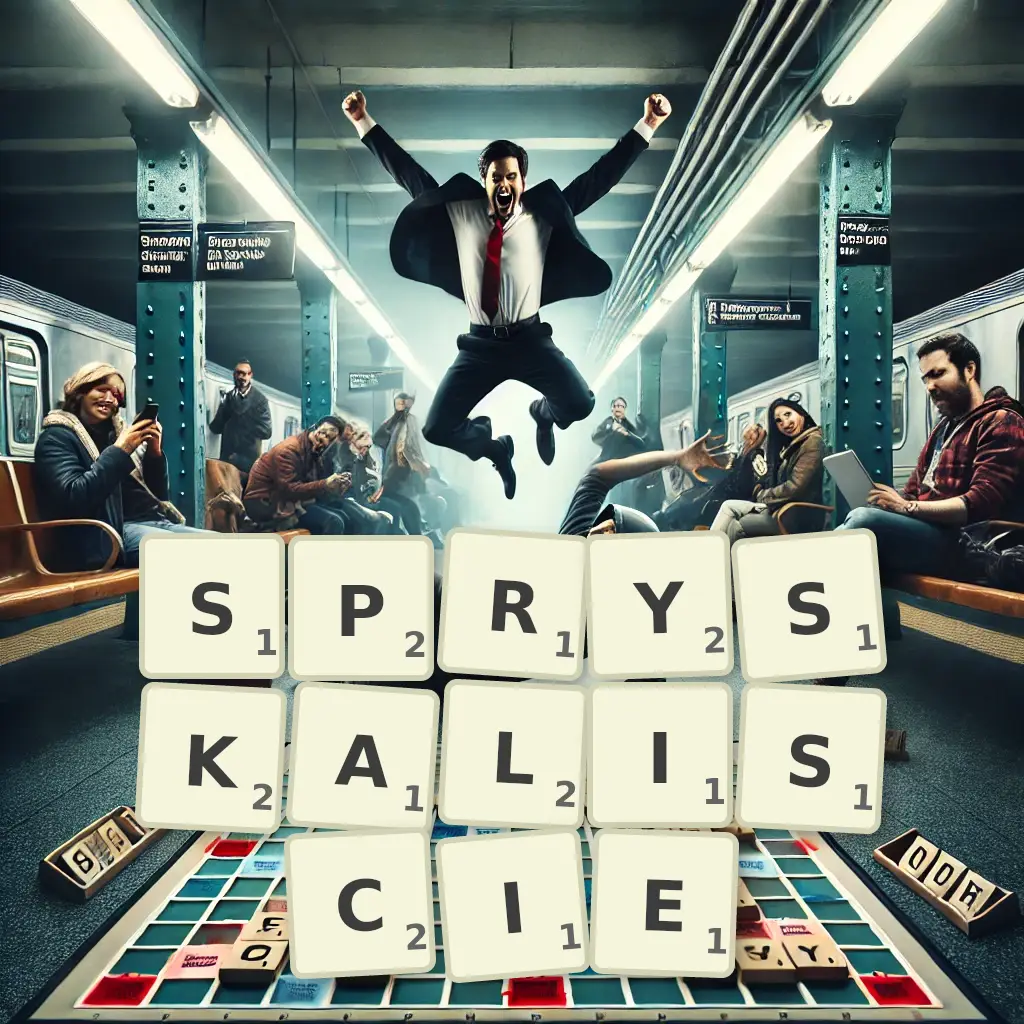 Słowa z liter SPRYSKALIŚCIE