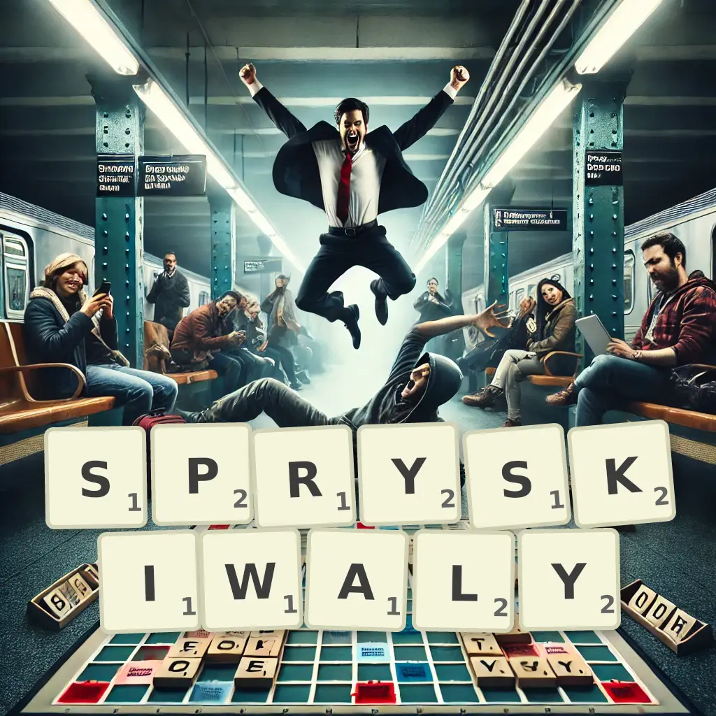 Słowa z liter SPRYSKIWAŁY