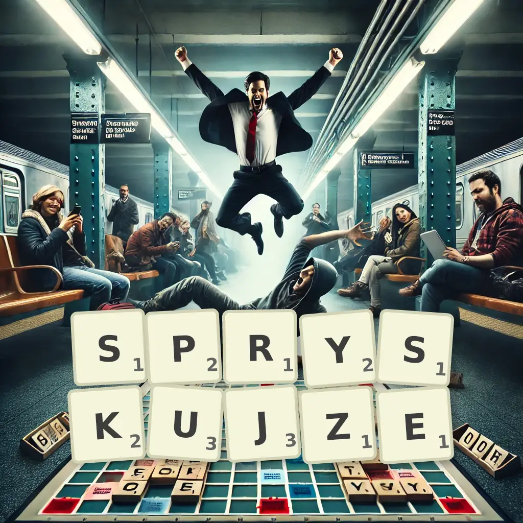 Słowa z liter SPRYSKUJŻE