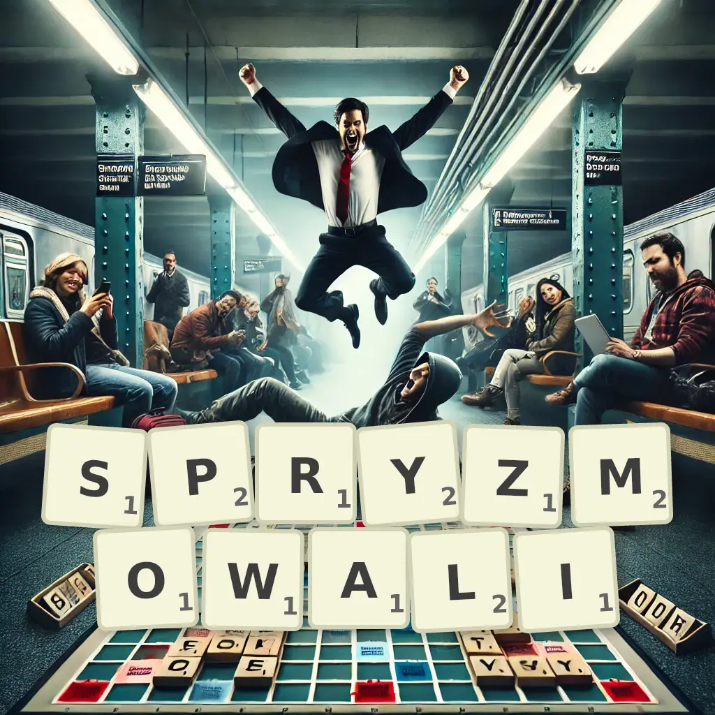 Słowa z liter SPRYZMOWALI