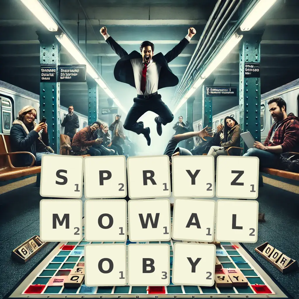 Słowa z liter SPRYZMOWAŁOBY