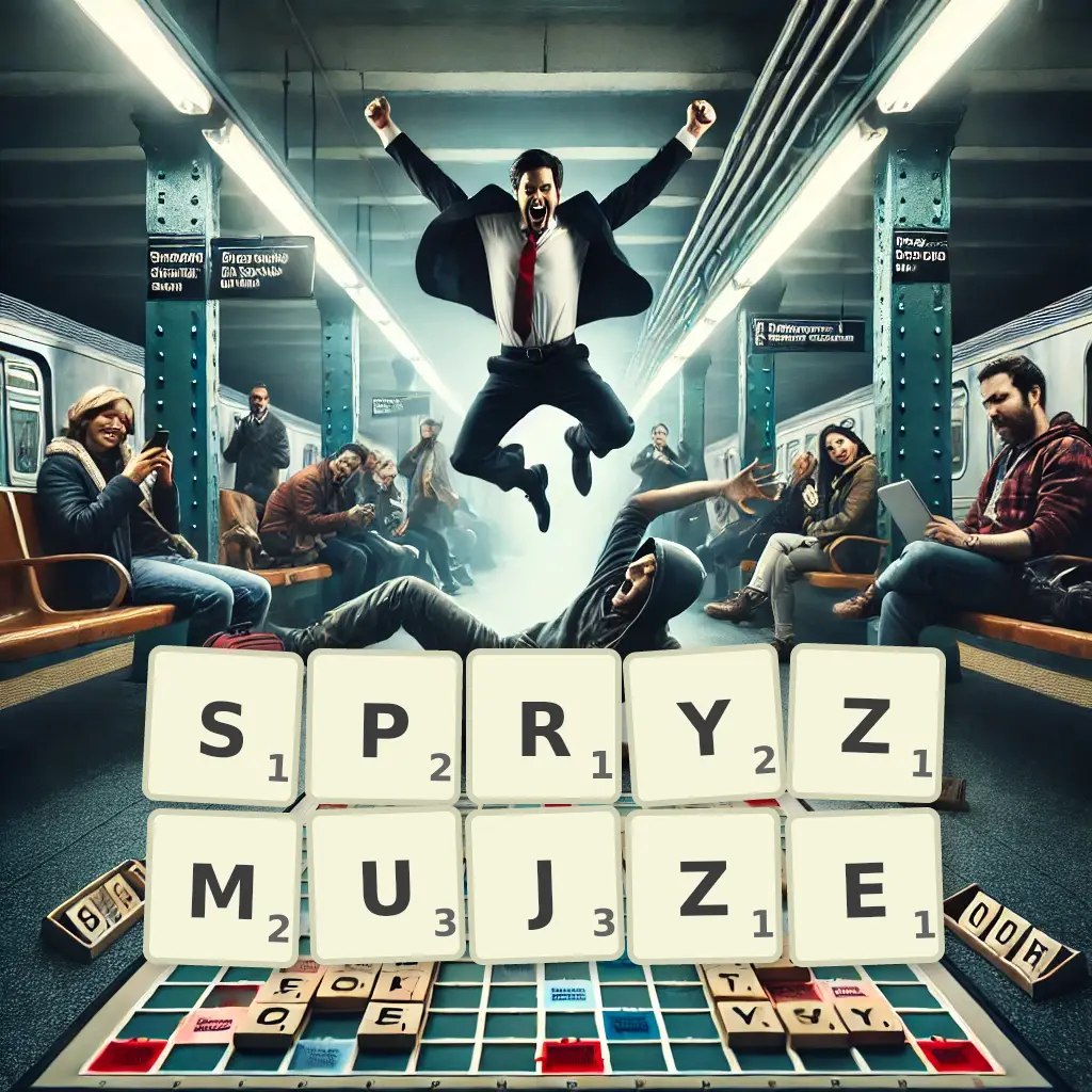 Słowa z liter SPRYZMUJŻE
