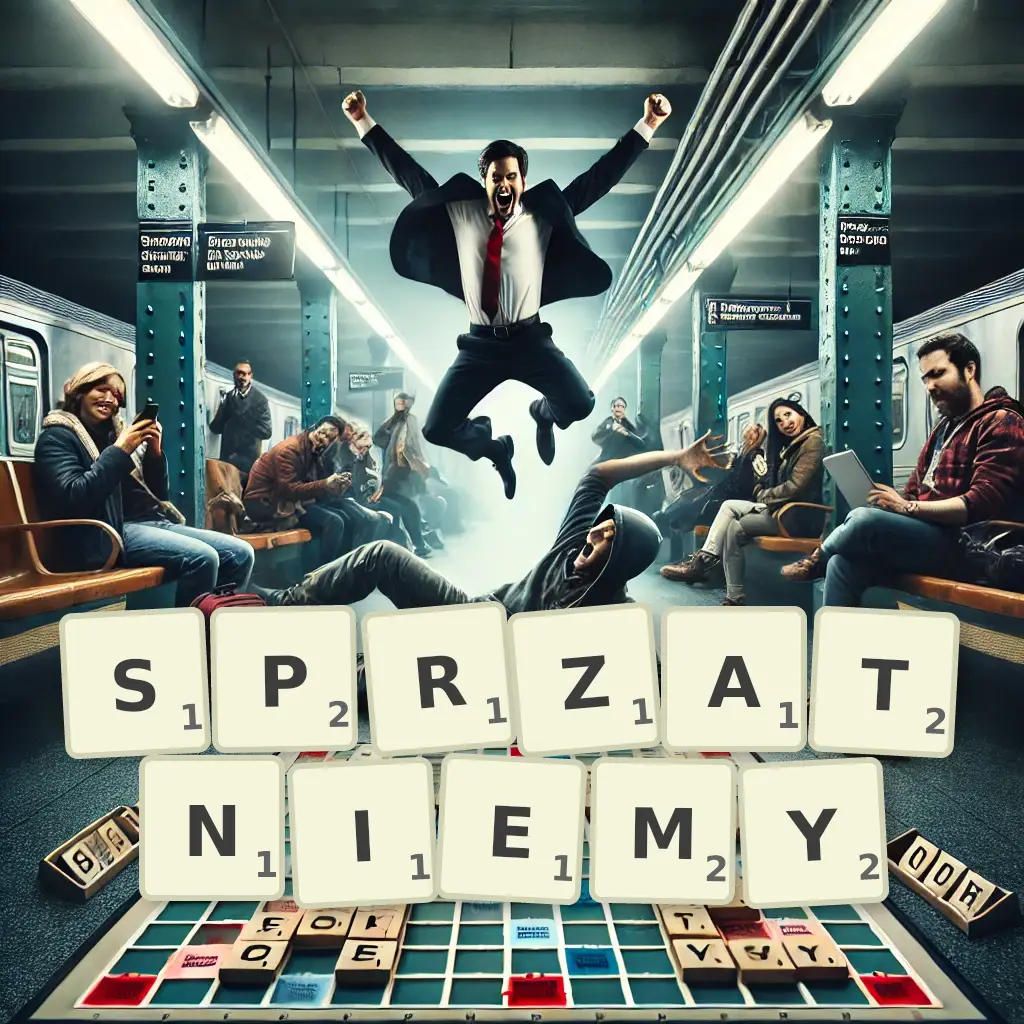 Słowa z liter SPRZĄTNIEMY