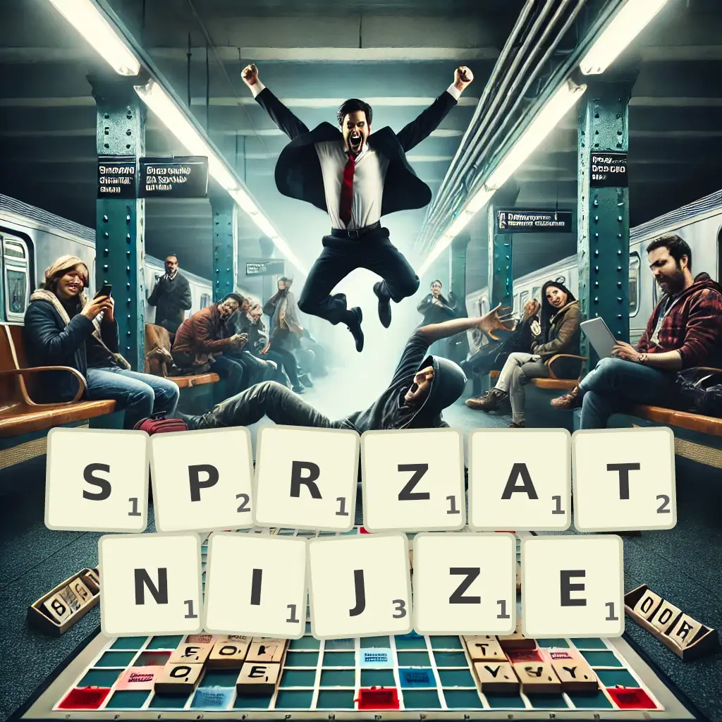 Słowa z liter SPRZĄTNIJŻE