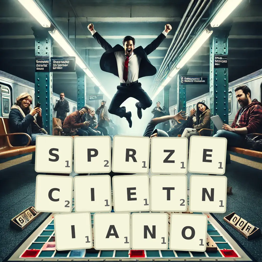 Słowa z liter SPRZECIĘTNIANO