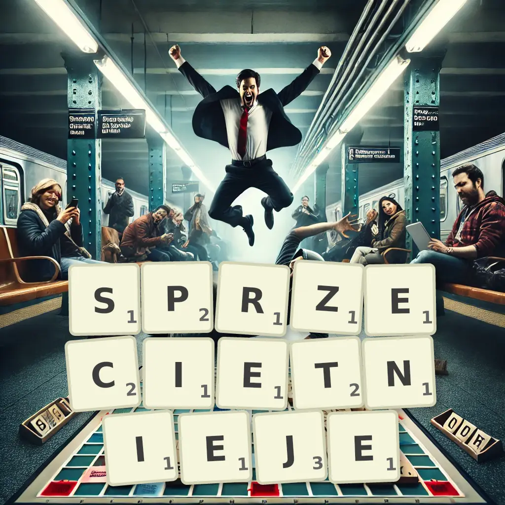 Słowa z liter SPRZECIĘTNIEJE