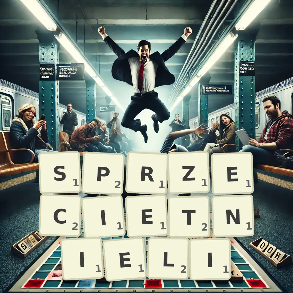 Słowa z liter SPRZECIĘTNIELI