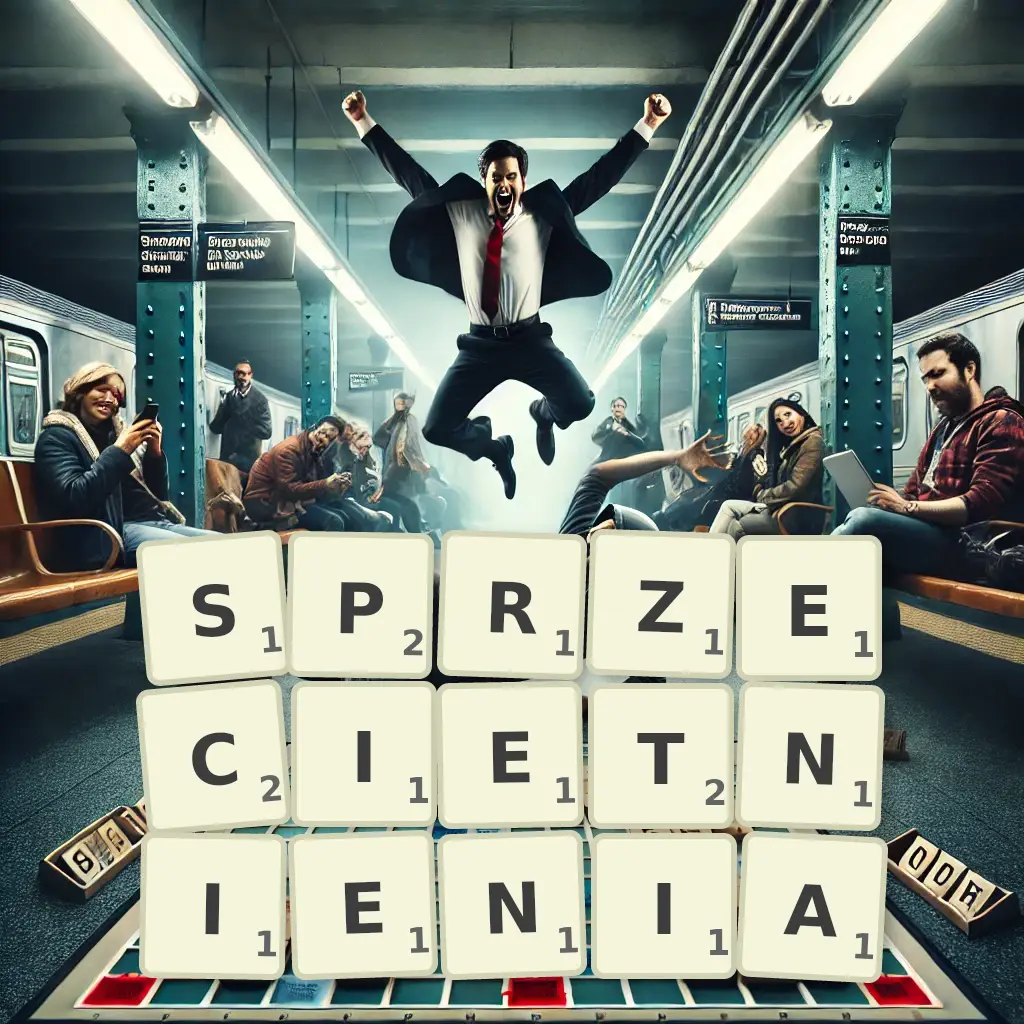 Słowa z liter SPRZECIĘTNIENIA