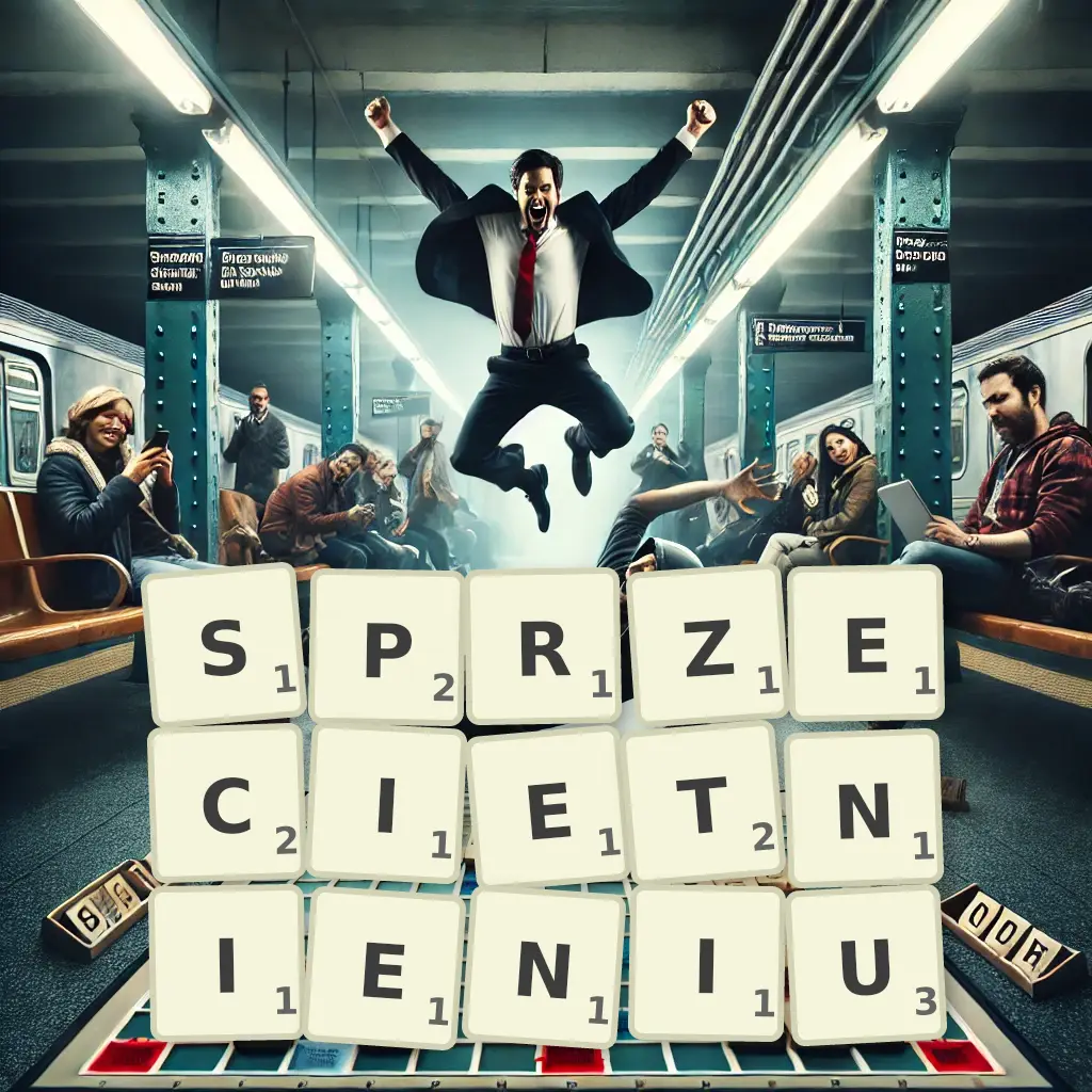 Słowa z liter SPRZECIĘTNIENIU