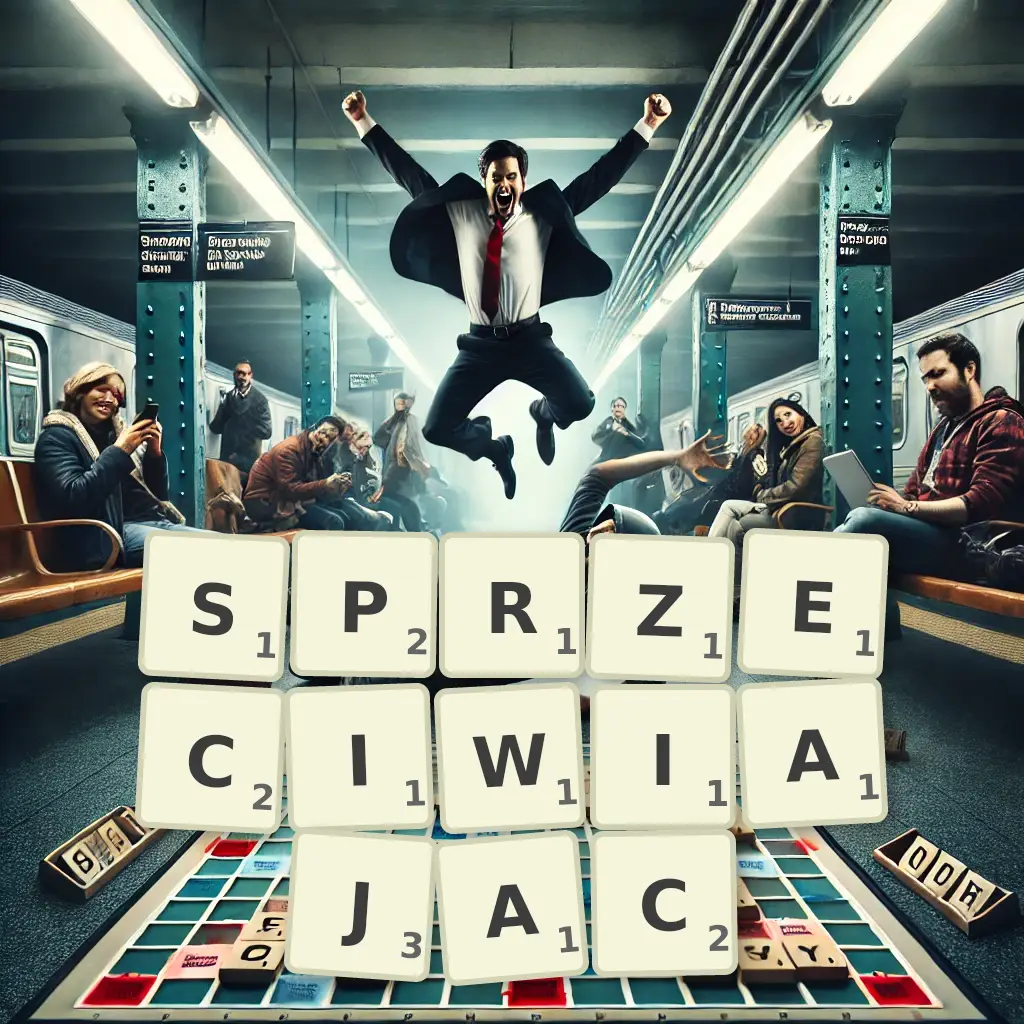 Słowa z liter SPRZECIWIAJĄC