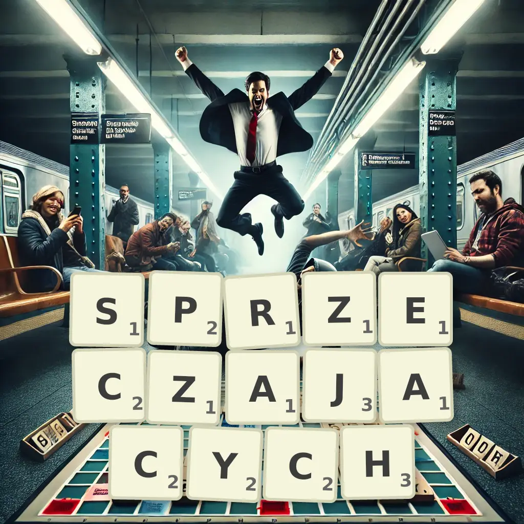 Słowa z liter SPRZECZAJĄCYCH