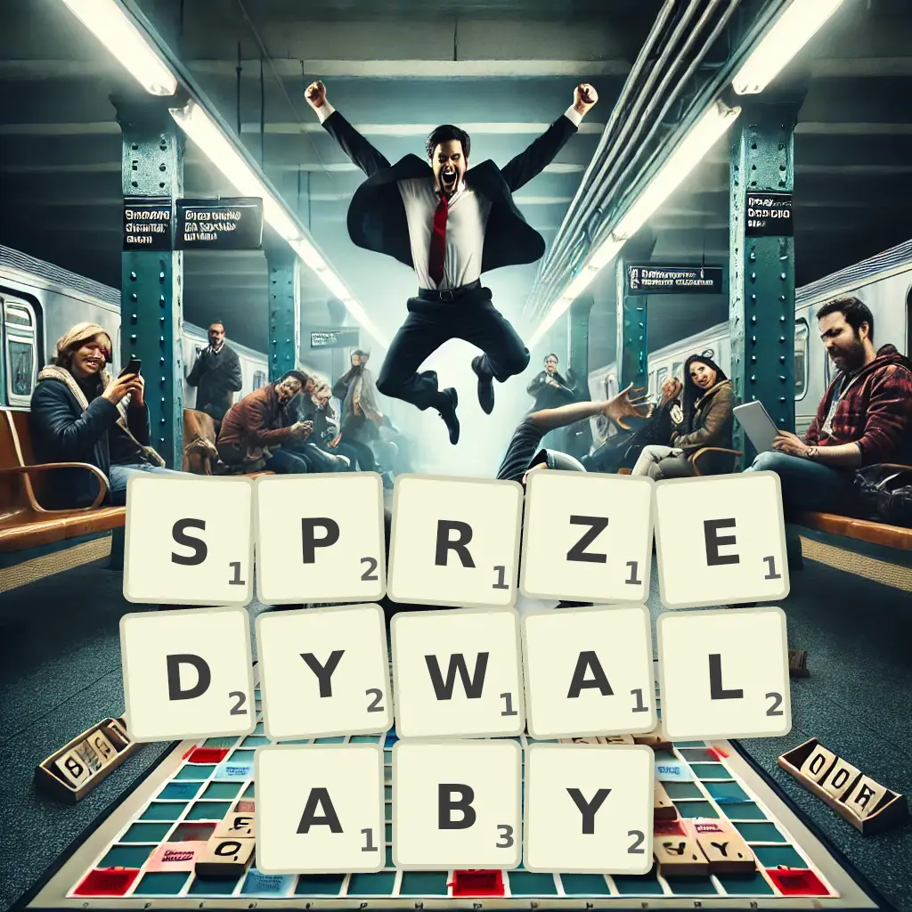Słowa z liter SPRZĘDYWAŁABY