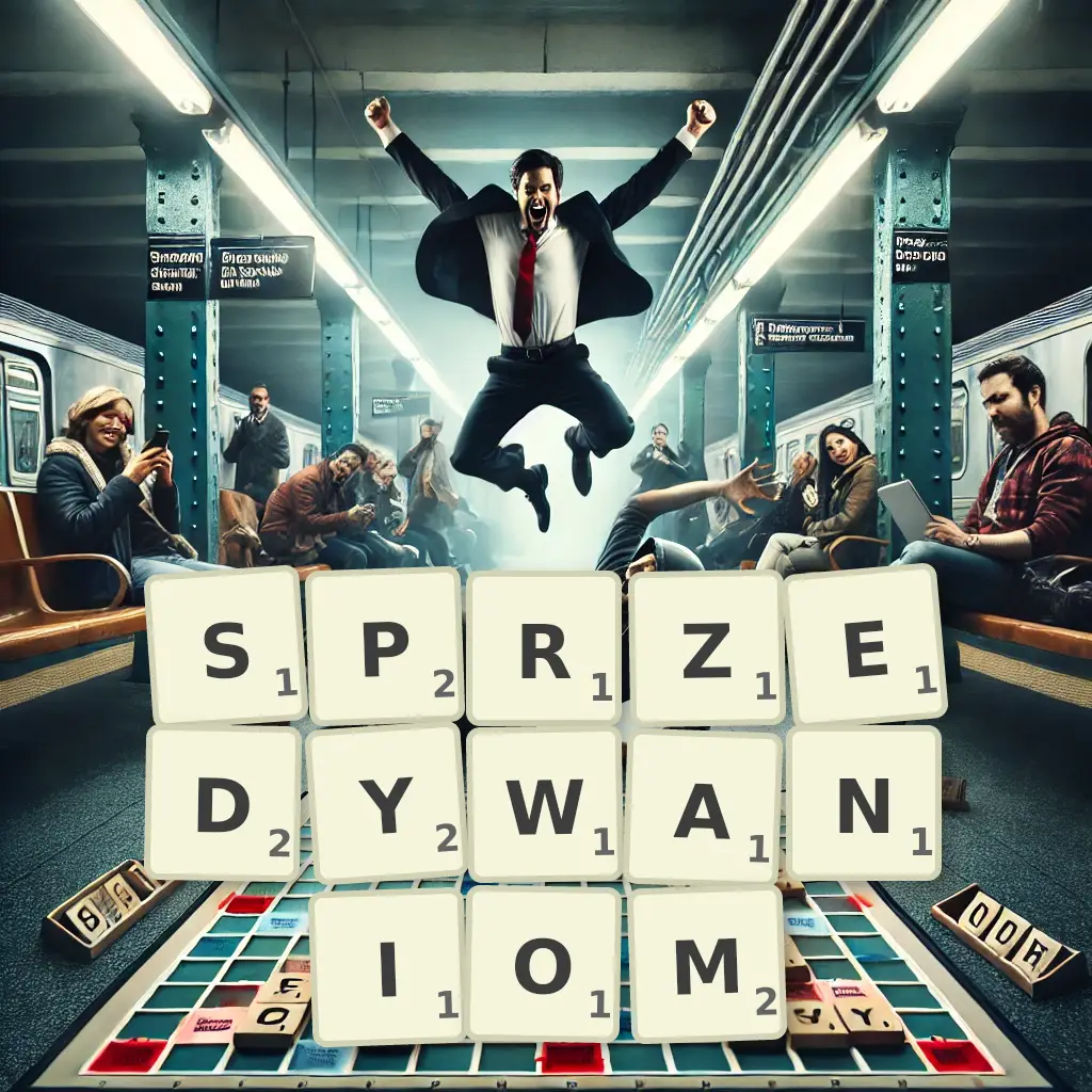 Słowa z liter SPRZĘDYWANIOM