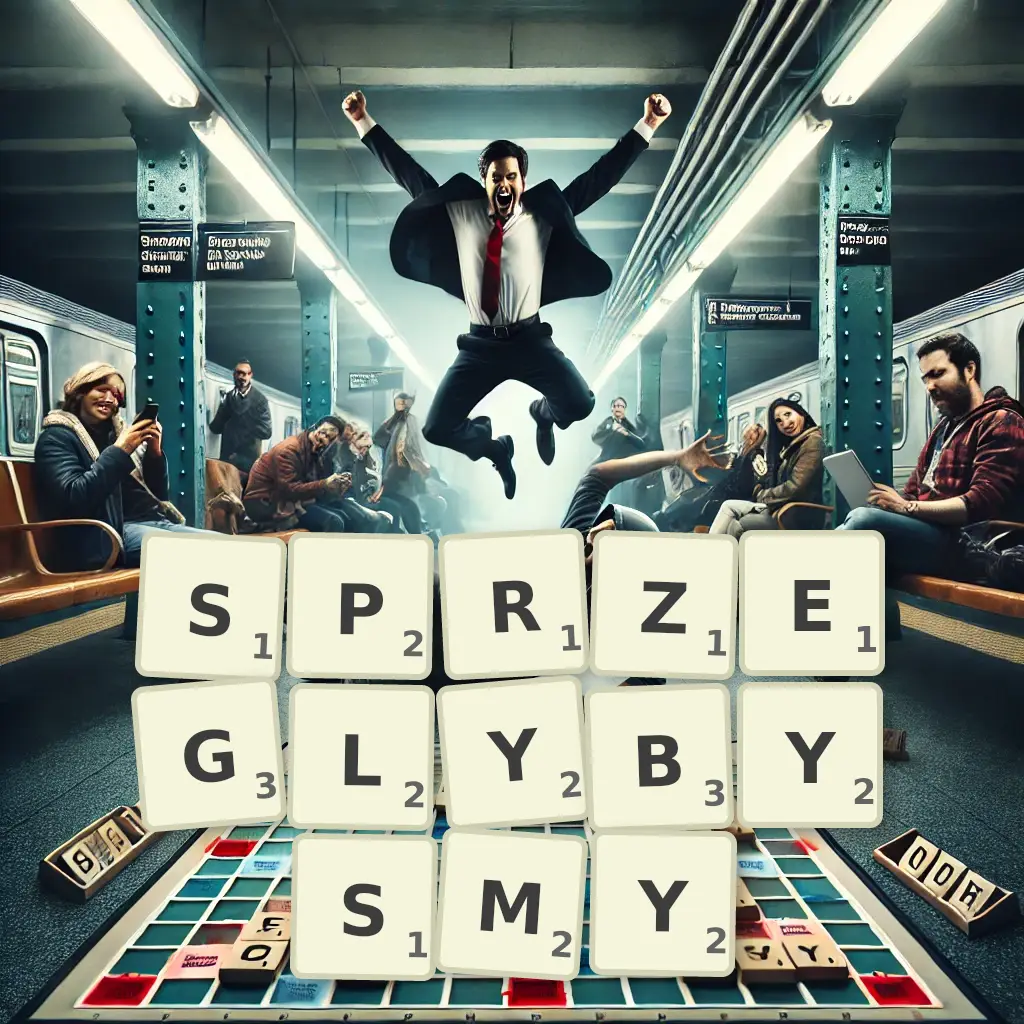 Słowa z liter SPRZĘGŁYBYŚMY