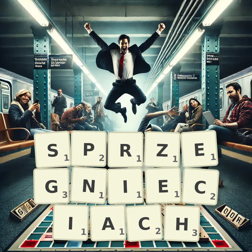 Słowa z liter SPRZĘGNIĘCIACH