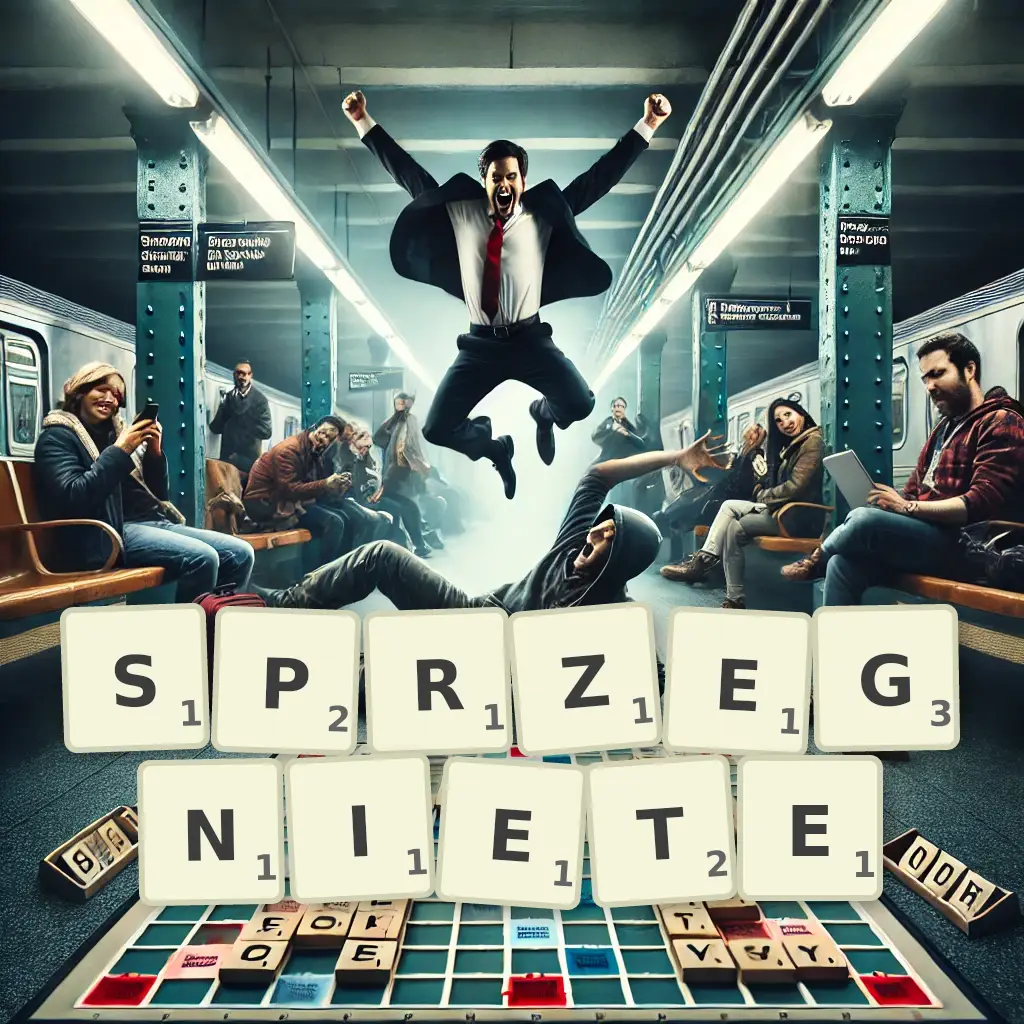 Słowa z liter SPRZĘGNIĘTE