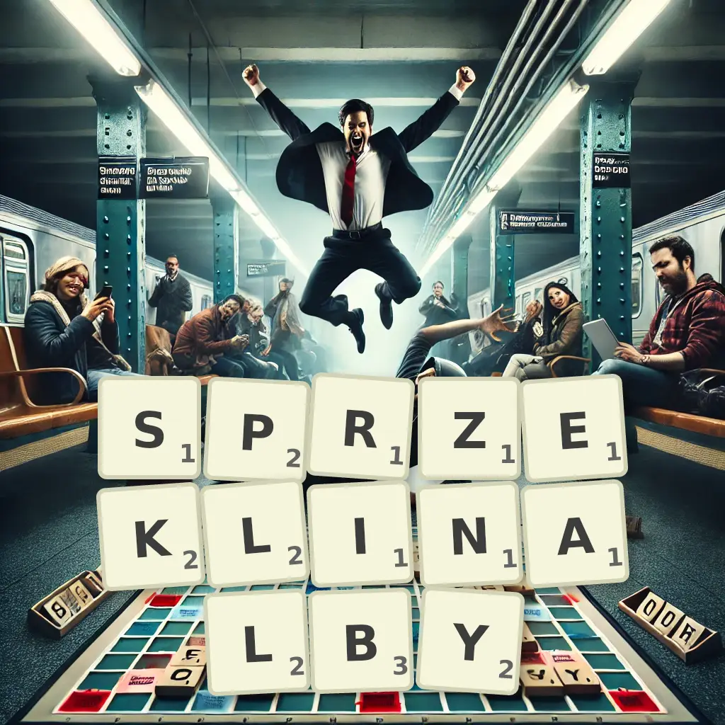Słowa z liter SPRZEKLINAŁBY