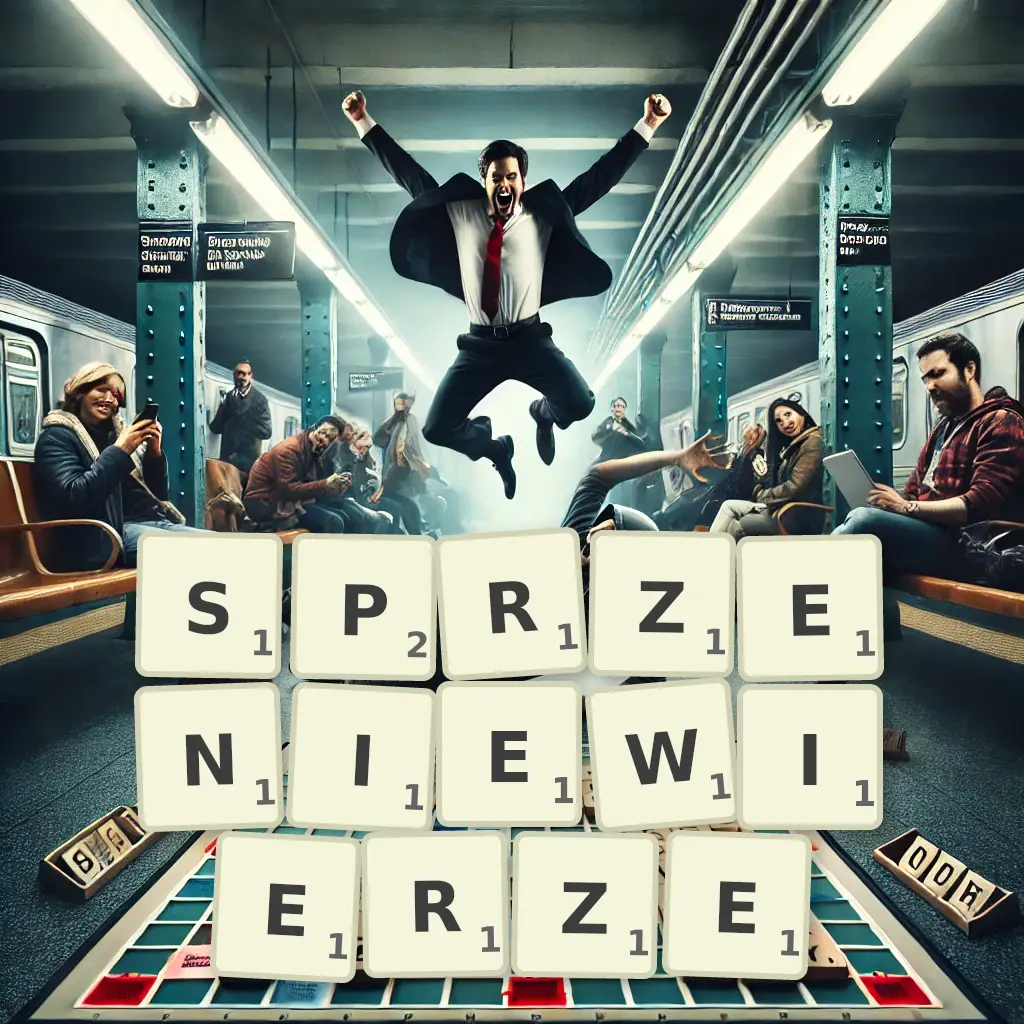 Słowa z liter SPRZENIEWIERZĘ